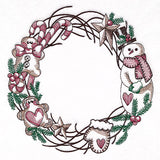 Primitive Christmas Notions Wreath