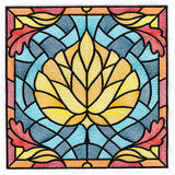 Autumn Accents Stained Glass - Aspen Leaf