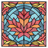 Autumn Accents Stained Glass - Maple Leaf