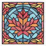 Autumn Accents Stained Glass - Maple Leaf