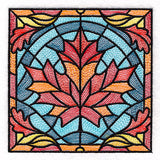 Autumn Accents Stained Glass - Maple Leaf