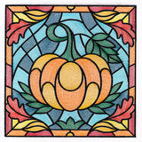 Autumn Accents Stained Glass - Pumpkin