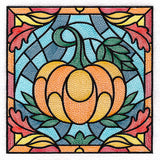 Autumn Accents Stained Glass - Pumpkin