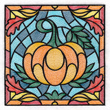 Autumn Accents Stained Glass - Pumpkin