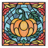 Autumn Accents Stained Glass - Pumpkin