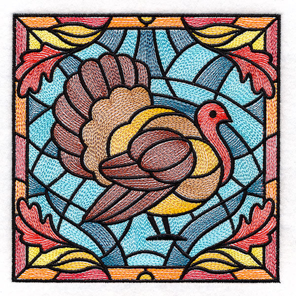 Autumn Accents Stained Glass - Turkey