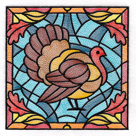 Autumn Accents Stained Glass - Turkey