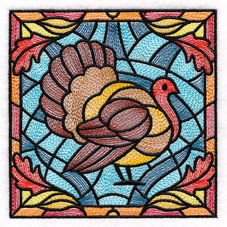 Autumn Accents Stained Glass - Turkey