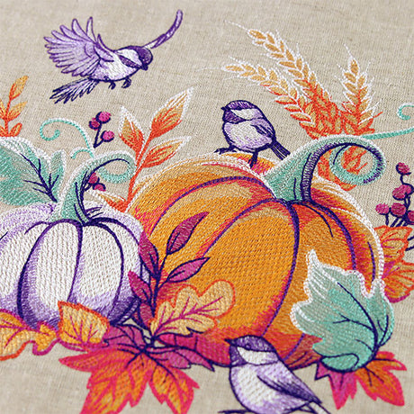 Pumpkin Patch Chickadees