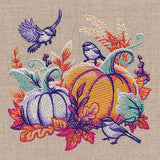 Pumpkin Patch Chickadees