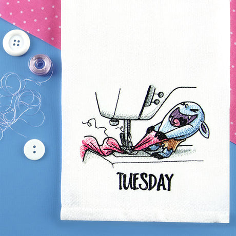 Jamming Fabric Bobblin on Tuesday