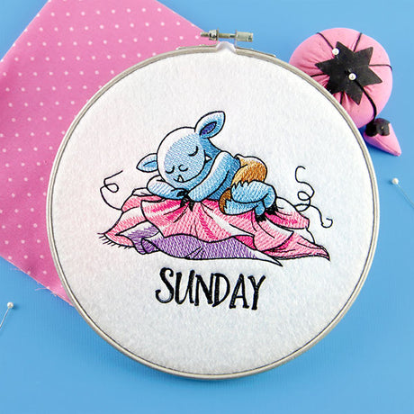 Sleeping Bobblin on Sunday