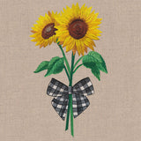 Gingham Sunflowers