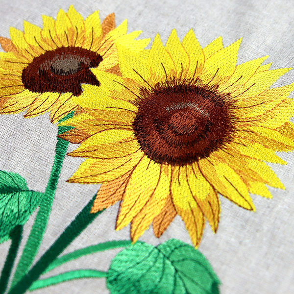 Gingham Sunflowers