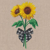 Gingham Sunflowers
