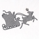 Santa's Flight Silhouette (Trapunto)