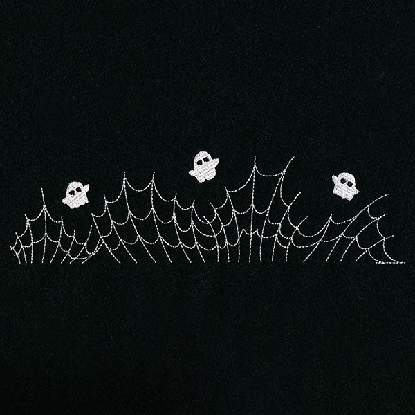 Spiderwebs & Ghosts Border