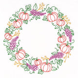 Grapes & Pumpkins Wreath