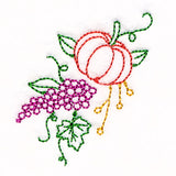 Grapes & Pumpkins Accent
