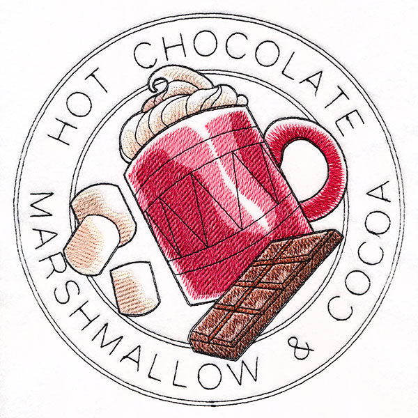 Hot Chocolate & Marshmallows Stamp