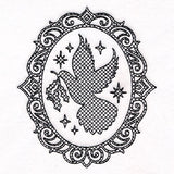 Christmas Dove Silhouette (Trapunto)
