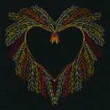 Vibrant Autumn Wheat Wreath