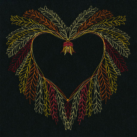 Vibrant Autumn Wheat Wreath