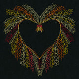 Vibrant Autumn Wheat Wreath