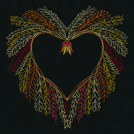 Vibrant Autumn Wheat Wreath