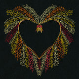 Vibrant Autumn Wheat Wreath