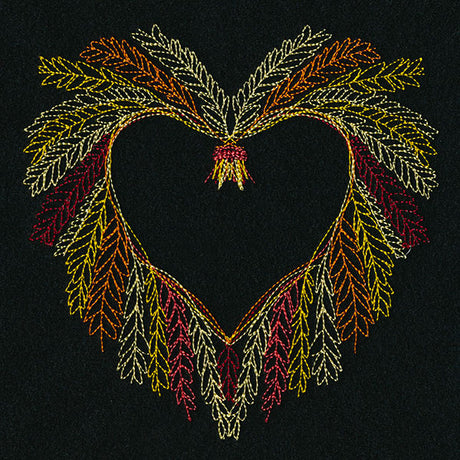 Vibrant Autumn Wheat Wreath