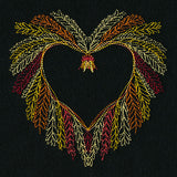 Vibrant Autumn Wheat Wreath