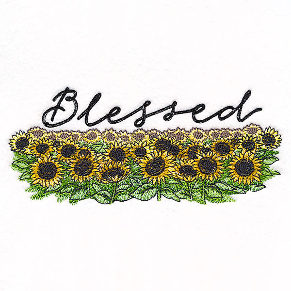 Blessed Sunflower Field