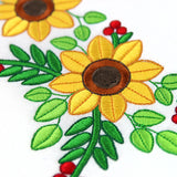 Fall Sunflowers Shirt Collar
