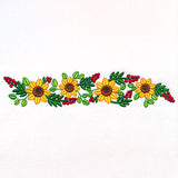 Fall Sunflowers Border