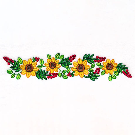 Fall Sunflowers Border