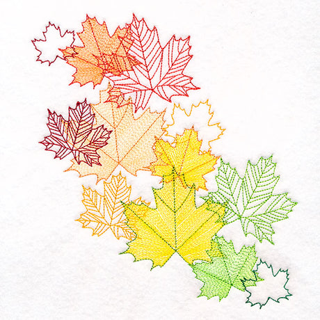 Festive Harvest Maple Leaf Feature