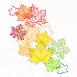 Festive Harvest Maple Leaf Feature