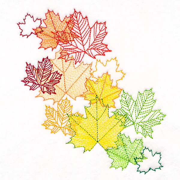 Festive Harvest Maple Leaf Feature
