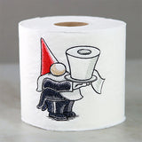 Toilet Paper is Served Gnome