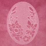 Flowers in Bloom Oval (Embossed)