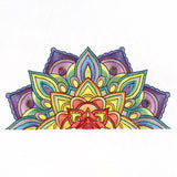 Color Theory Half Mandala