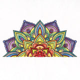 Color Theory Half Mandala