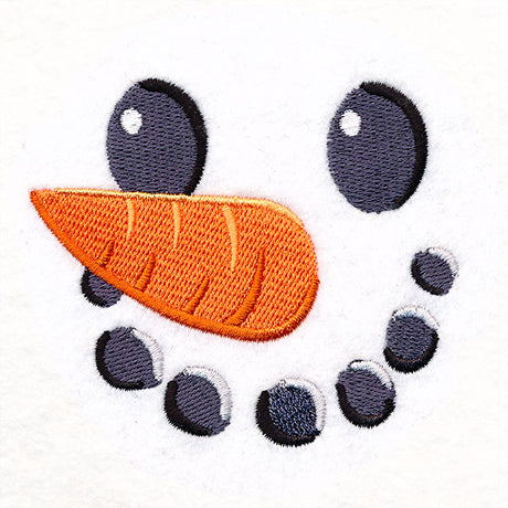 Christmas Snowman Face