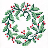 Holiday Holly Wreath
