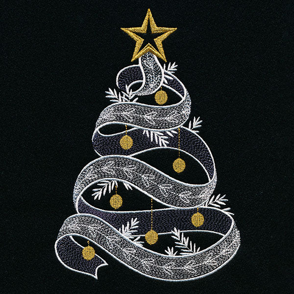 Baubles & Ribbon Christmas Tree