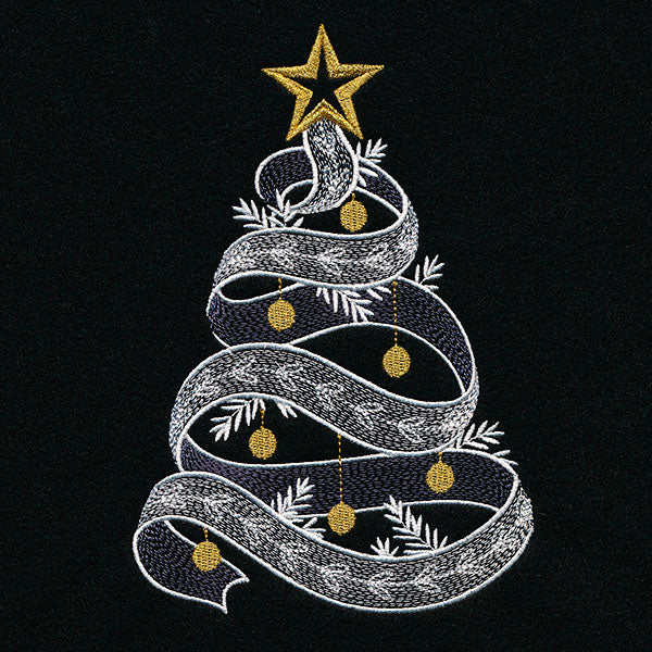 Baubles & Ribbon Christmas Tree