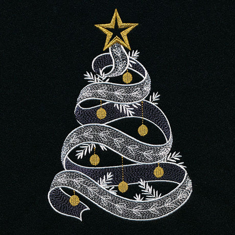 Baubles & Ribbon Christmas Tree