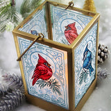 Elegant Winter Bird Panel - Cardinal