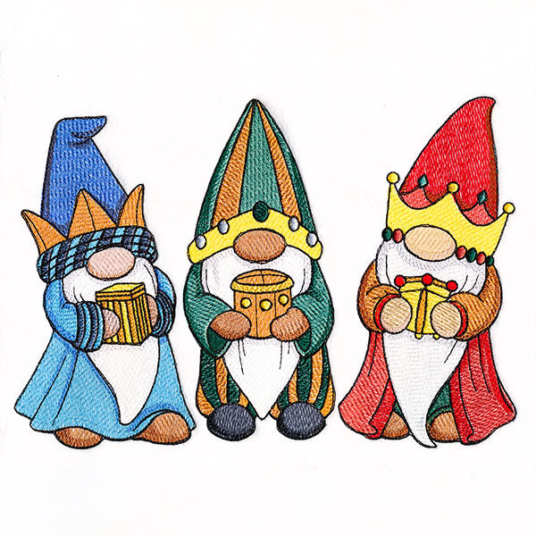Three Wisemen Gnomes Trio